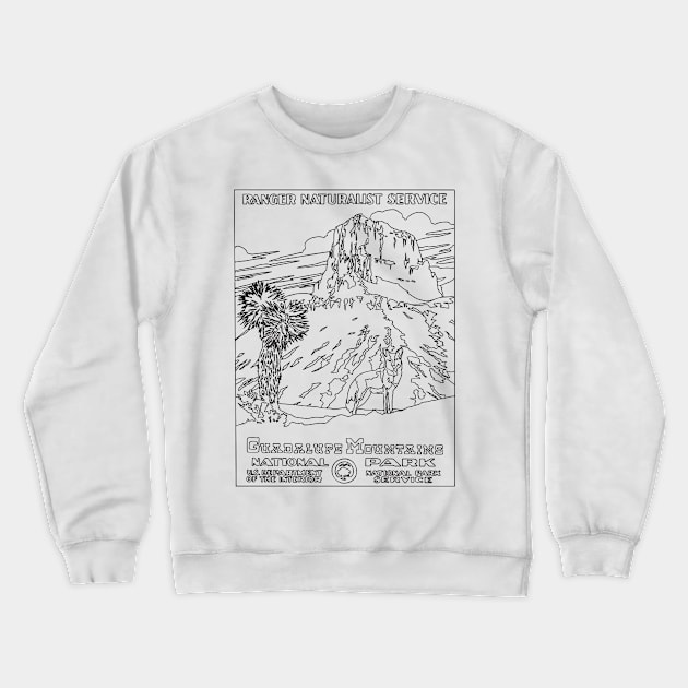 GUADALUPE MOUNTAINS Crewneck Sweatshirt by TheCosmicTradingPost